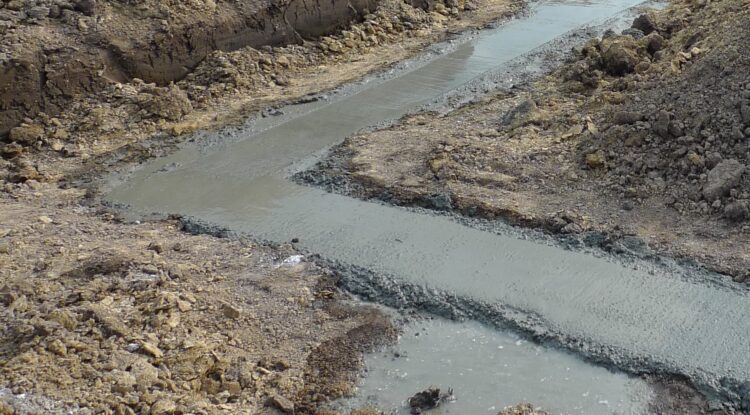 ława fudanmentowa czekająca na hydroizolację